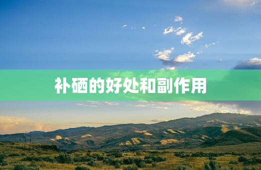 补硒有不适感吗（补充硒）-硒宝网