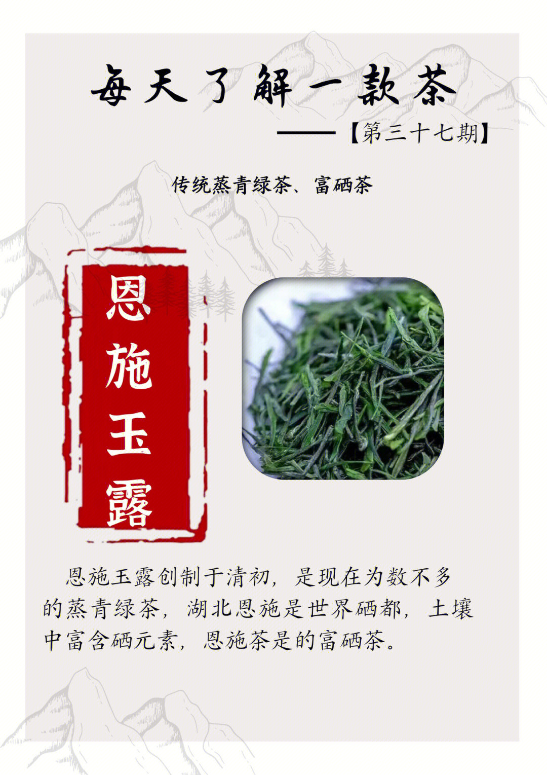 富硒恩施玉露茶(恩施玉露与恩施富硒茶对比区别)-硒宝网