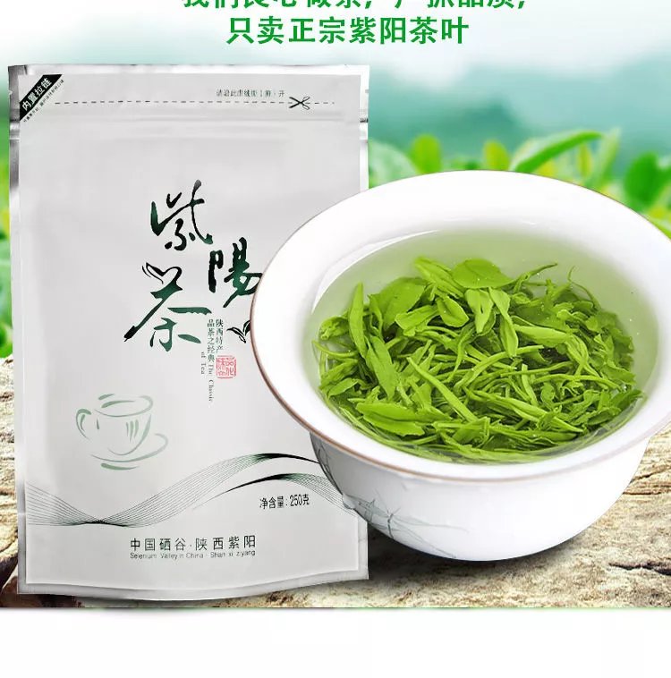 紫阳富硒茶鲜叶(富硒紫阳茶多少钱一斤)-硒宝网
