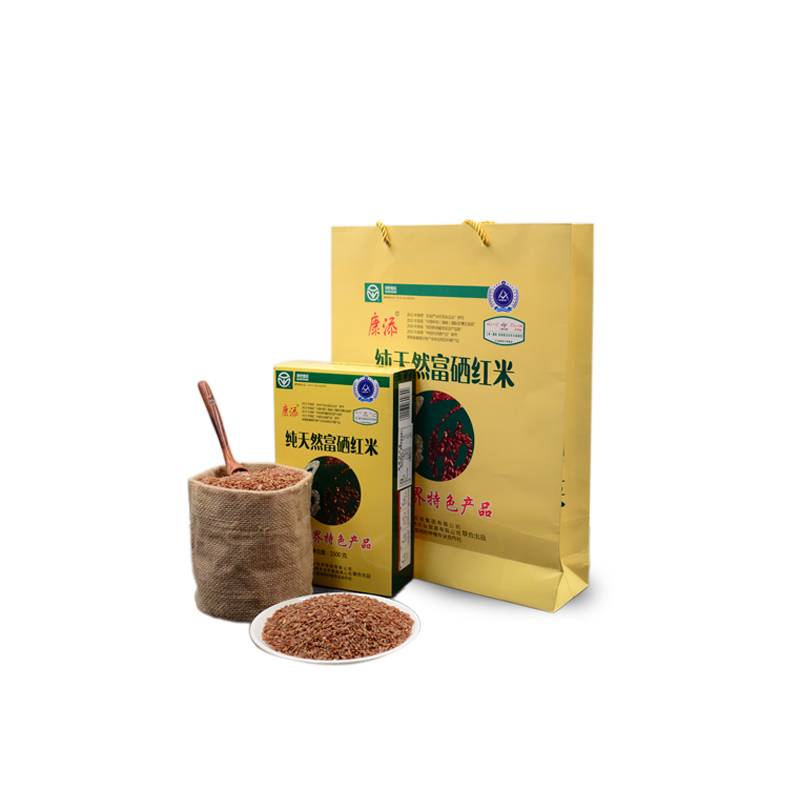 富硒大米 红色（大米红色富硒含量多少）-硒宝网