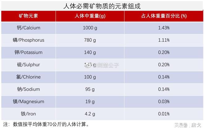 人体微量元素(人体微量元素是指哪些)-硒宝网
