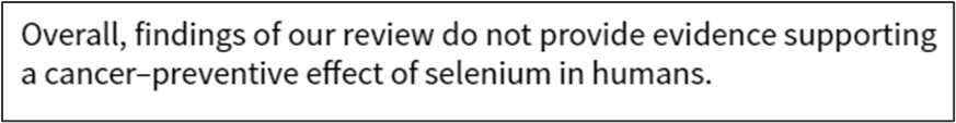 癌症是不是不能补硒(癌症病人能服用硒元素吗)-硒宝网
