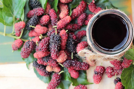 富硒桑叶茶和桑葚泡水（桑叶茶加桑葚的作用）-硒宝网