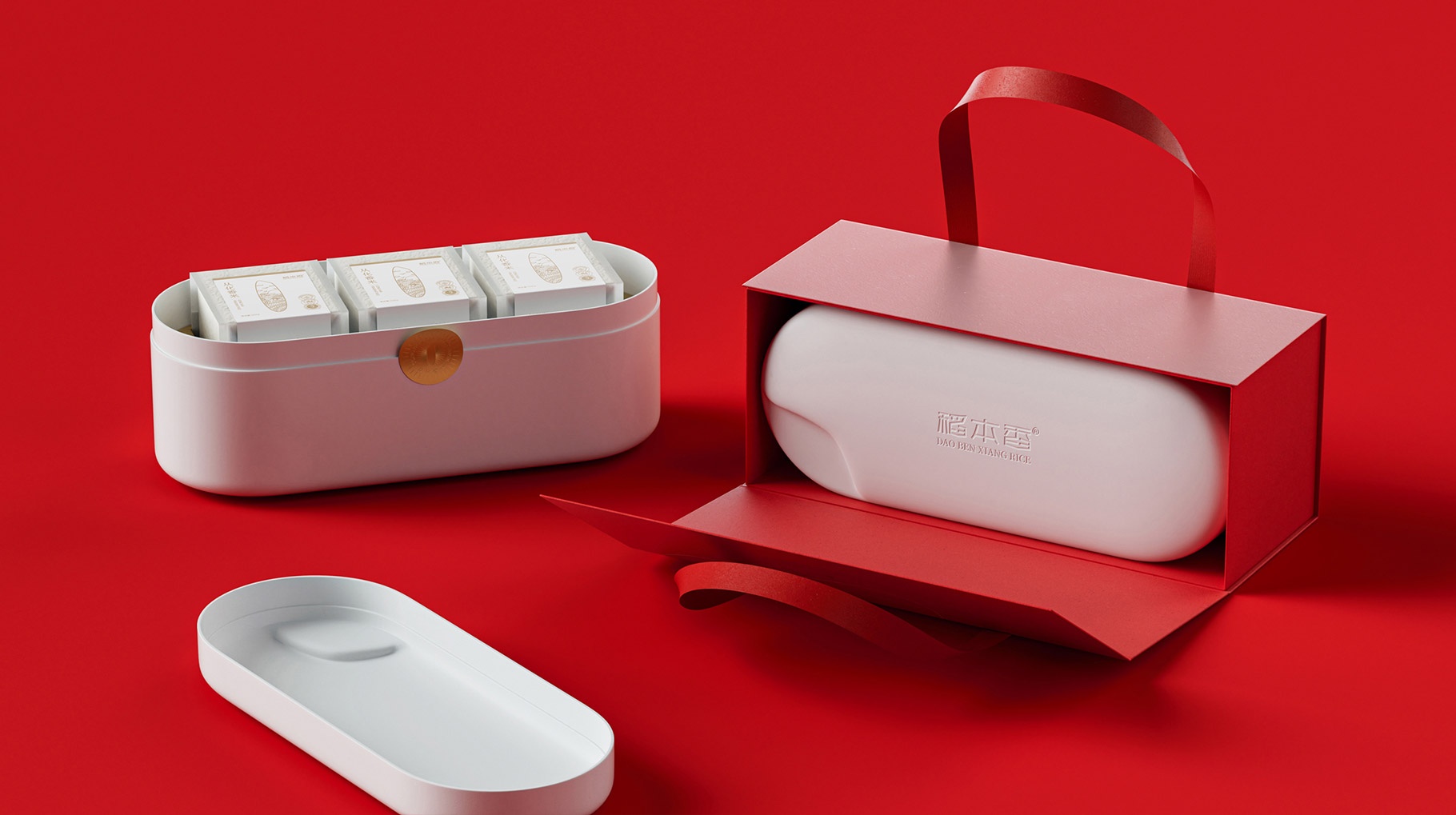 富硒大米礼盒包装设计(富硒大米包装袋)-硒宝网