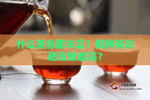 补硒元素喝什么茶好一点(喝茶补硒吗)-硒宝网