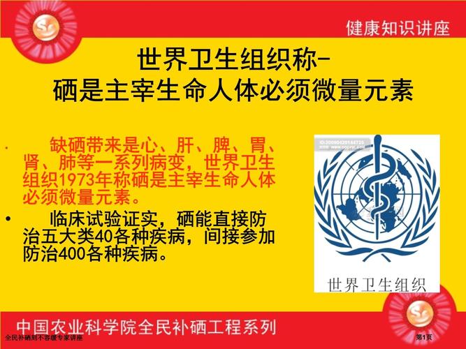 补硒讲座课程（硒产业发展总体思路）-硒宝网