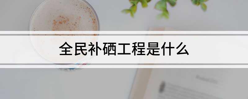 补硒工程简介(中国全民补硒指导委员会)-硒宝网
